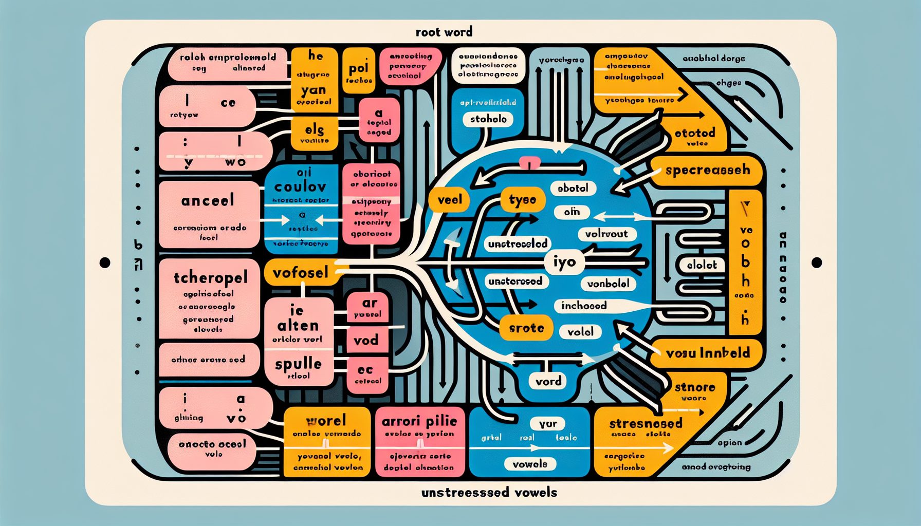 Основные типы корней с чередующимися безударными гласными
