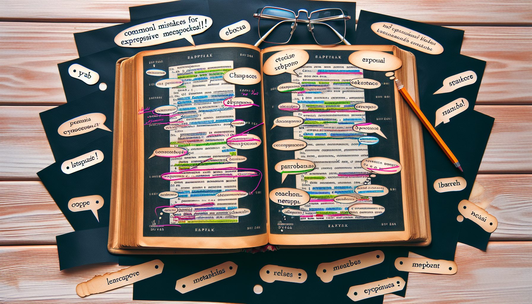 Типичные ошибки при поиске выразительных средств