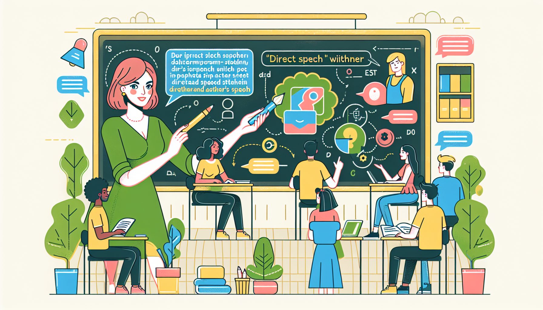 Когда прямая речь — внутри другой