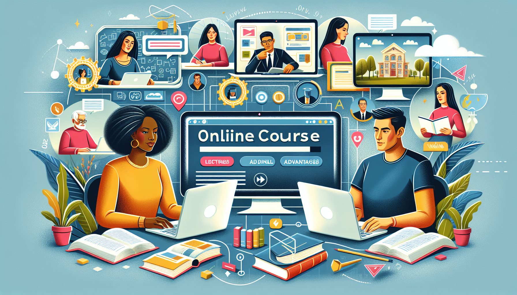 Онлайн курс и его преимущества
