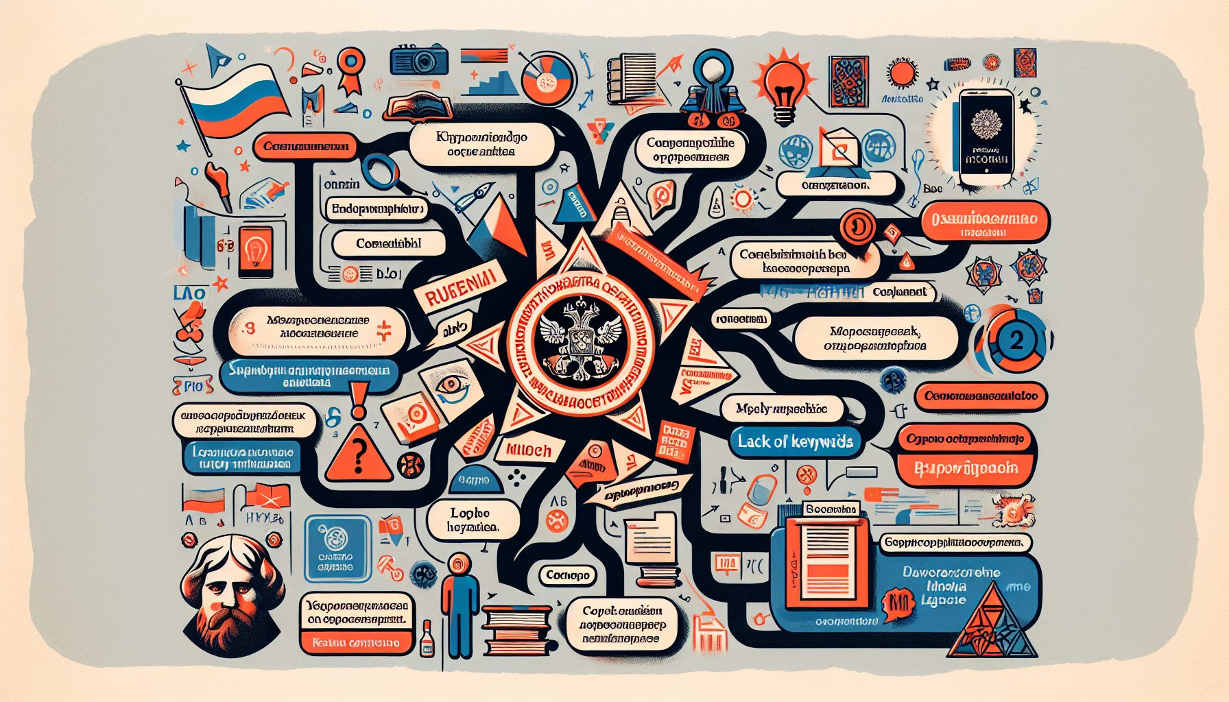 Типичные ошибки при создании mind‑map